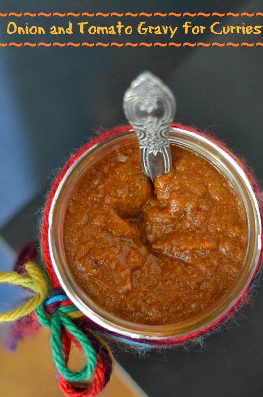 Onion and Tomato Gravy for Curries/How to make Basic Onion Tomato Gravy